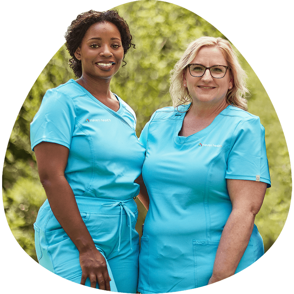 Two Naven Health nurses